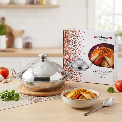 Plat à Tajine en Inox Schleizer – 30CM