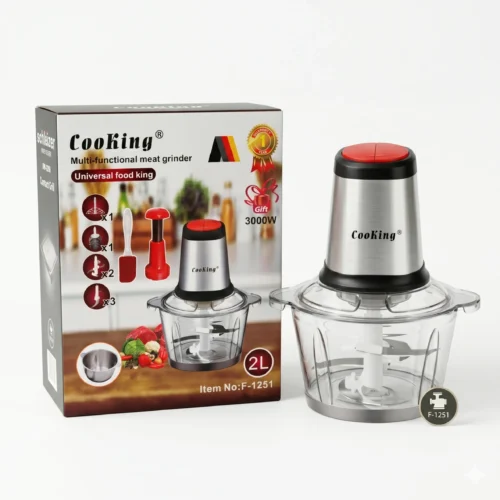 Hachoir Électrique Multifonction 2L Hachoir Électrique Multifonction 2L – 3000W
