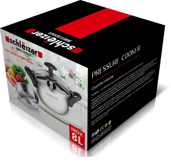Cocotte-Minute en Inox – Cuisson Rapide & Saine (3L / 4L / 6L / 8L/ 10L)
