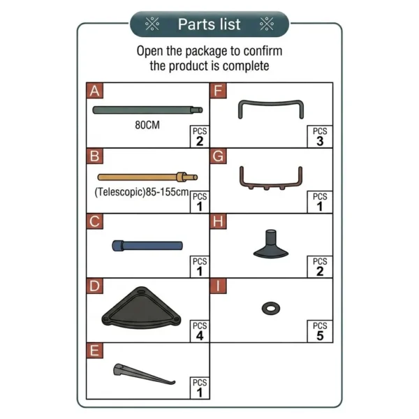 Étagère d’Angle Multi-Niveaux Télescopique – Multi Corner Shelf