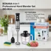Mixeur Plongeant 4 en 1 Bonana BO-B04 – Turbo