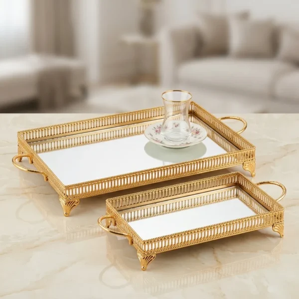 Plateaux Miroir de Luxe - Collection Royale