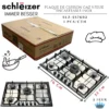 Plaque de Cuisson Gaz Encastrable Schleizer – 5 Feux Inox (76 cm)