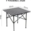 Table Pliante Portable – 2 Tailles Disponibles