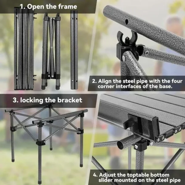 Table Pliante Portable – 2 Tailles Disponibles