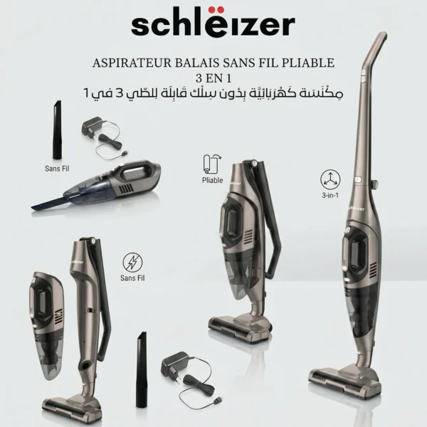WhatsApp Image 2026-04-12 at 23.37.32 Aspirateur Balai Sans Fil Schleizer 2 en 1 – Batterie Lithium 22.2V