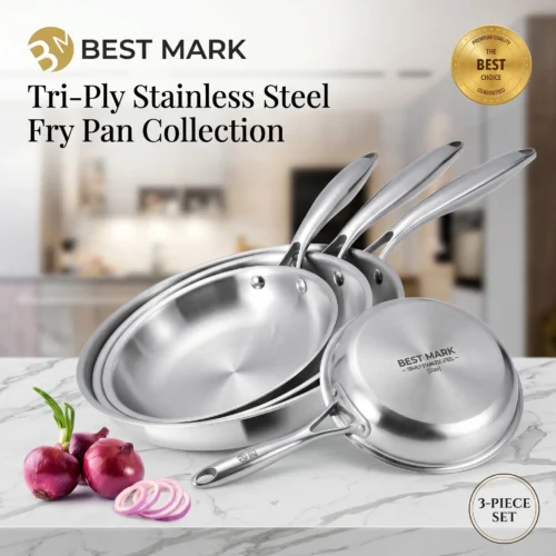 a_partir_de_202604180008 Set de 3 Poêles Professionnelles - Tri-Ply Stainless Steel