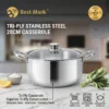 a_partir_de_202604181244 Casserole en Acier Inoxydable Tri-Ply - Best Mark