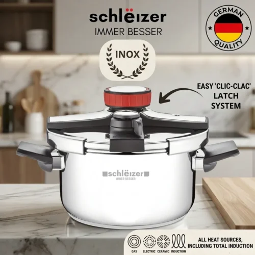 Cocotte-Minute SmartLock en Inox – Sécurité & Performance (3L / 4L / 6L / 8L)