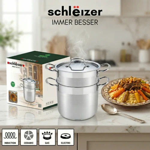 Couscoussier en inox Schleizer SLZ-CCP0XA